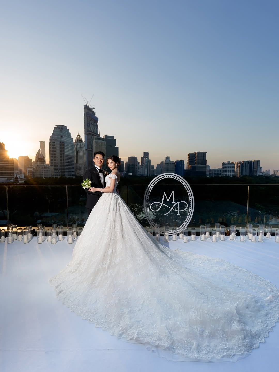 Роскошь и кинематографичность на свадьбе в Бангкоке